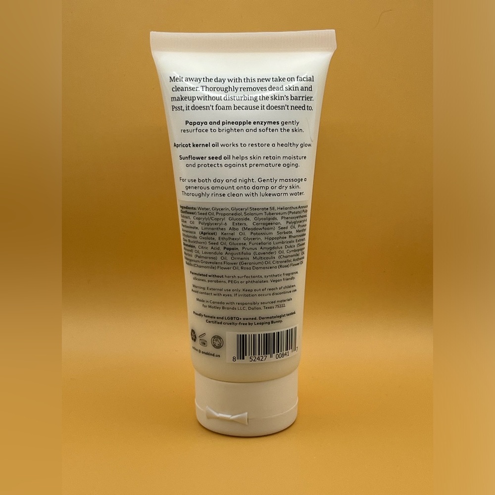 Onekind - Clean Slate Gentle Cleansing Cream - Tropical Fruit Enzymes - Picture 2 of 2
